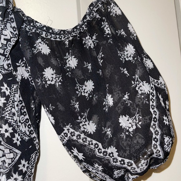 City Triangles Black Floral Print Maxi Dress - Picture 3 of 8